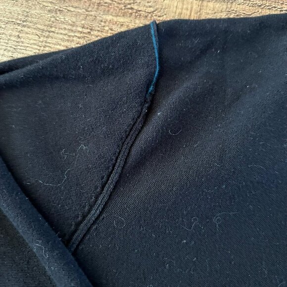 BKE black and gray argyle pattern pullover sweater top quarter zip men's L - Picture 8 of 8